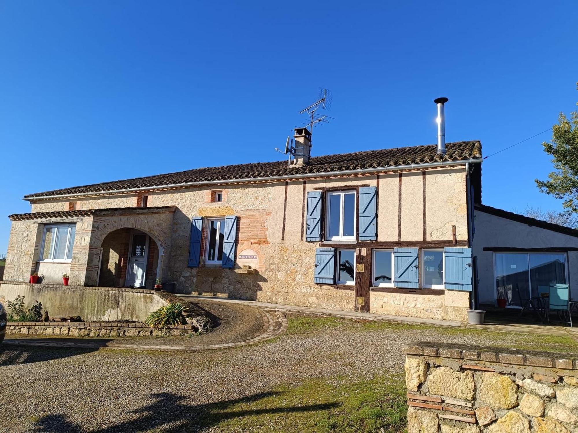 Maison D'Hotes La Fezendes Miradoux Экстерьер фото